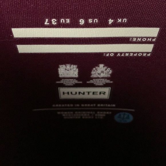 Brand new Hunter original short matte rain boots - Picture 7 of 7